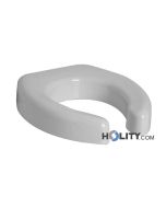 Raised toilet seat in antibacterial abs h9105