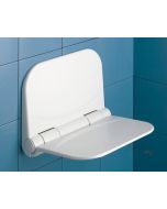 Flip-up seat for shower in  polypropylene without edges