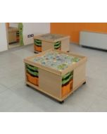 Mobile su ruote con piano gioco h40226