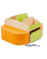 bookcase-with-pouf-for-nursery-school-h40239