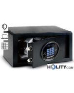 Cassaforte per hotel elettronica con luce interna per pc h7644