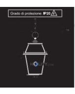 Lampada a sospensione in ferro battuto h16841