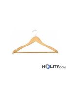 Confezione 100 grucce in legno h3160