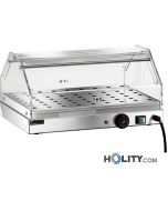 Vetrinetta riscaldata in acciaio inox 50 cm h0991