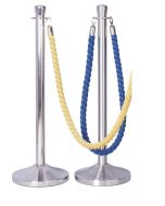 Asta delimita corsie in acciaio inox lucido h099905