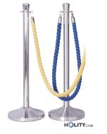 polished-stainless-steel-queue-barrier-post-h099905