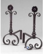 coppia-alari-in-ferro-battuto