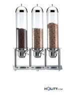 Triple cereal dispenser 5+5+5 lt h1005_22