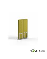 Double sound-absorbing panel with base h1033_20