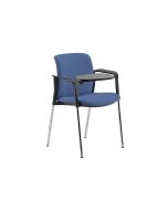 Conference room chair with armrests and writing tablet h1038_29