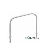 Bike rack in stainless steel h10918