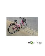 Rastrelliera porta bici in acciaio h10929