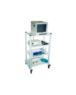 Electromedical trolley with 4 shelves h13_335
