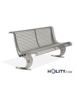 stainless-steel-bench-with-backrest-h14002