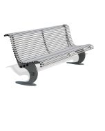 galvanized-steel-bench-with-backrest-h14003