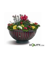 Planter for public spaces furnish in iron h140163
