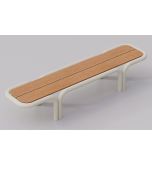 Minimal wood and metal bench h140_534