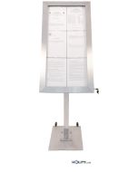 Led display 6A4 in brushed stainless steel h14815