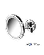 Specchio ingranditore illuminato 3X h1608