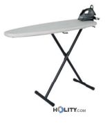 Asse da stiro pieghevole con ferro a vapore h16434