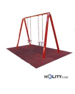 two-seater-metal-swing-h17207