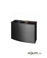 Indoor recycling bin black h20_230