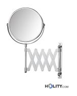 Specchio cosmetico estensibile per camere hotel h218100
