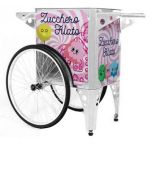 Cart for cotton candy machine