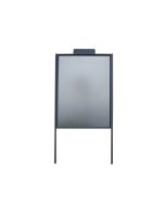 Single-sided notice board for urban furniture h28728
