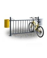 Transenna portabici con cestini portarifiuti h28739