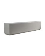 White urban street furniture bench h338_47