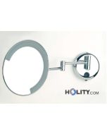 Specchio cosmetico ingranditore tondo a parete h3902