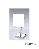 Specchio cosmetico ingranditore quadrato da appoggio h3905