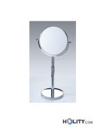 Specchio cosmetico ingranditore tondo da appoggio h3906