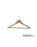 Confezione da 100 grucce in legno per hotel h43838