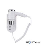 Phon a pistola per hotel con presa rasoio elettrico h43862