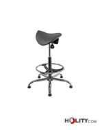 Medical stool with polyurethane seat h449_179