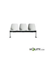 3-seater waiting room bench h449_188