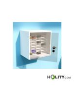 Wall-mounted smartphone locker h46118