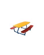 Tavolo pic nic con panche per bambini h463_04