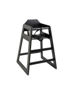 Wooden high chair for restaurants h464_417
