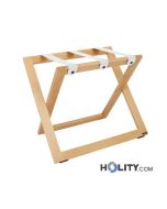 Reggivaligia in legno con cinghie in pelle h514_04