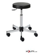 round-medical-polyurethane-stool-chrome-base-h666-35