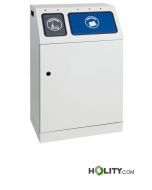 compact-waste-recycling-container-with-two-flaps-h719-12