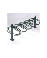 Rastrelliera a 10 posti bifacciale verde h729_58