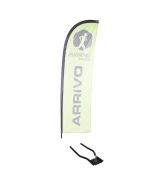 Wing advertising flag with car base h738_178