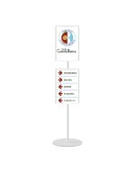 Aluminum advertising totem h738_208