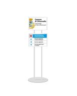 Two-post advertising totem h738_209