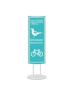Advertising totem with two uprights h738_210