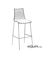 Sgabello bicolore h74182